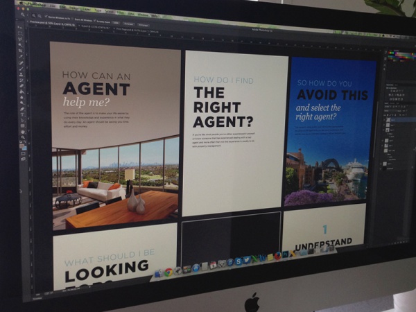 A3 sales brochure for a real estate client