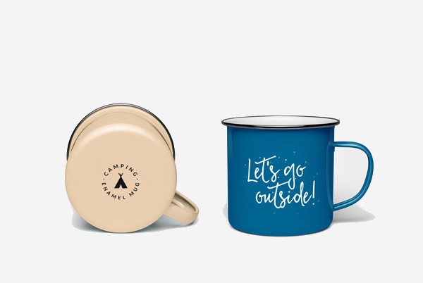 Amazing Enamel Mug MockUp