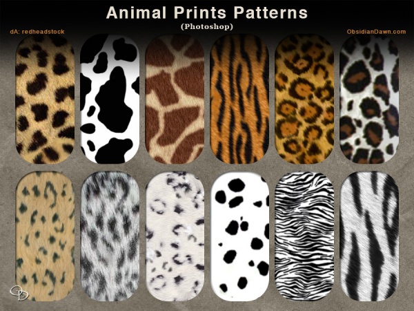 Animal Prints Photoshop Patterns