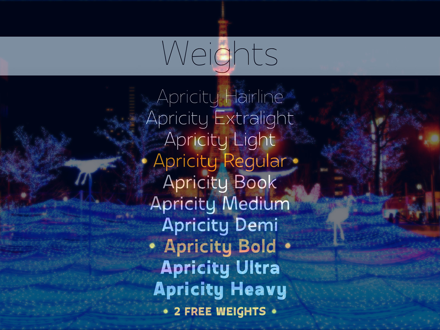 Apricity – The Early Spring Font