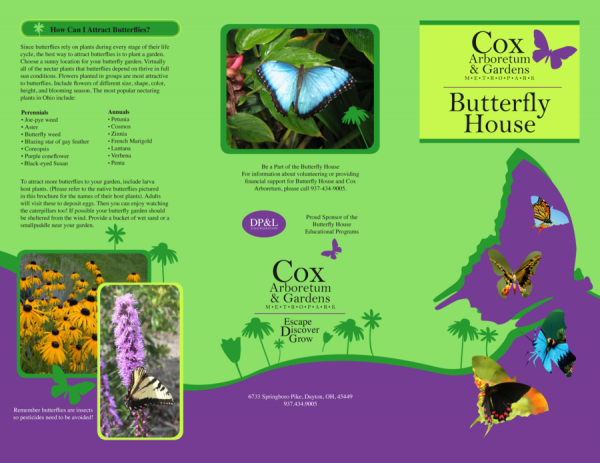 Butterfly House Brochure