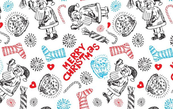 Christmas Doodle Pattern