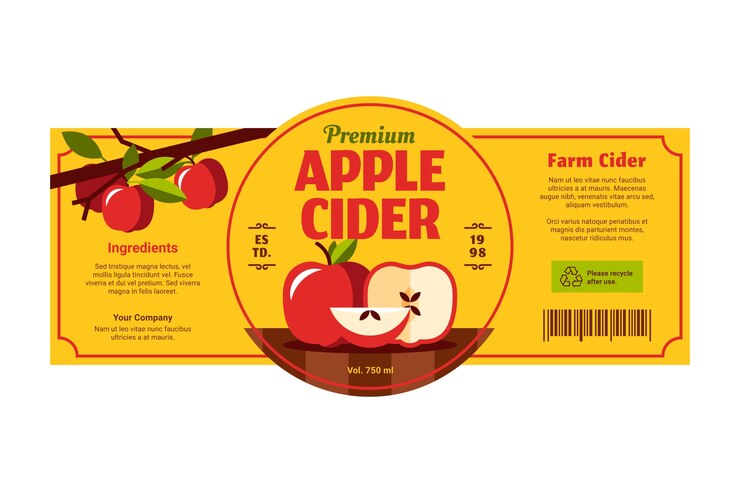 Cider Label Design