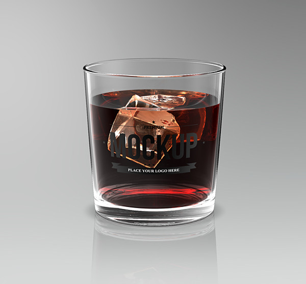 Cool Drinking Glass Mockup