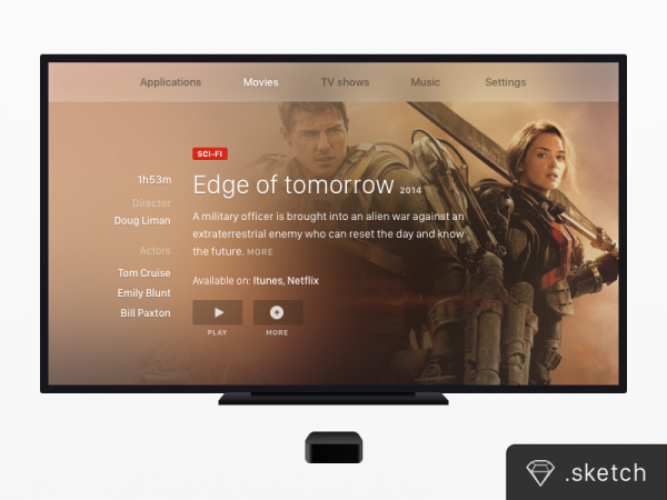 Creative Apple TV Mockup