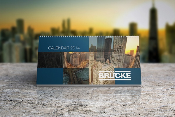 Desk Calendar Mock-Up