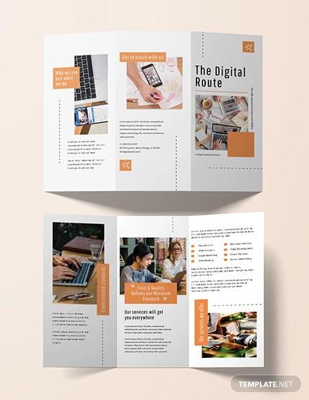 digital marketing brochure template