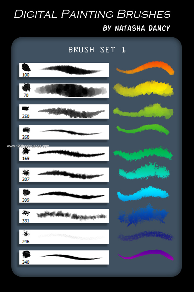 Digital Painting Brush Set Free Photoshop Brushes