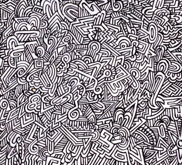 Doodle pen design Pattern