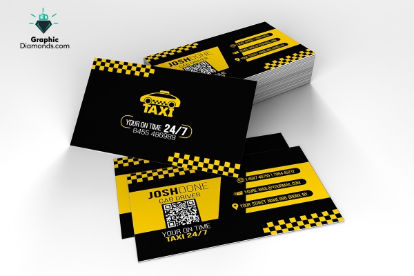 Dowload Taxi Business Card Design