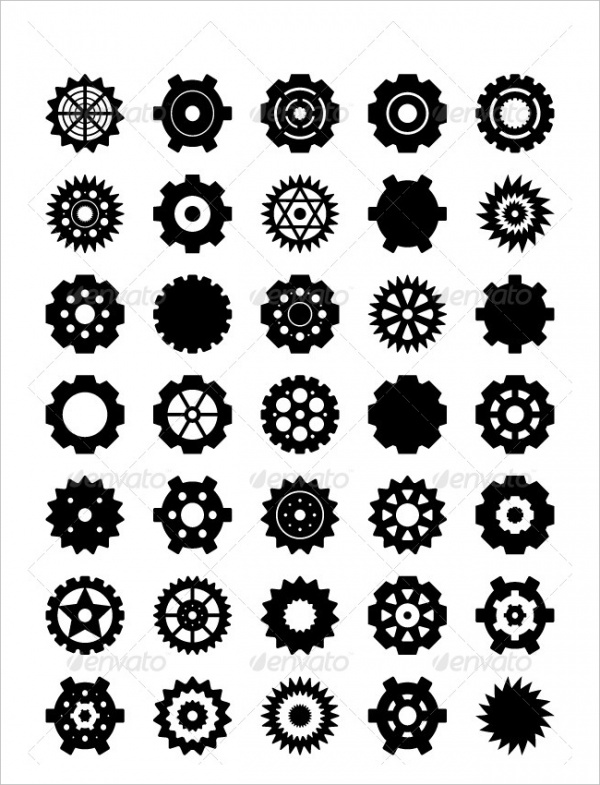 Download FREE 11+ Gear Vector PSD Design