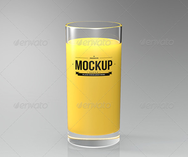 Drinking Glass Mockup