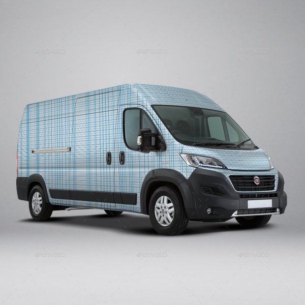 Ducato Delivery Van Wrap MockUp