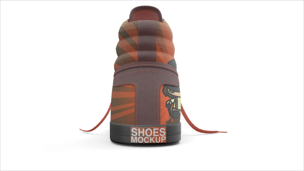 Editable Shoes Mockup