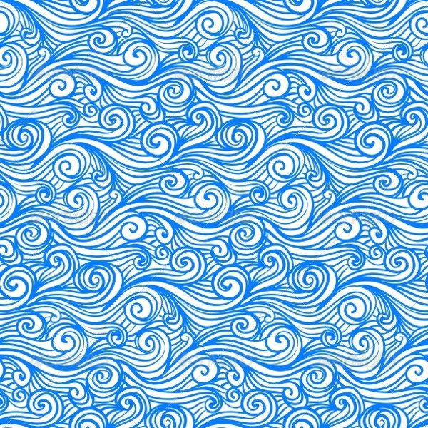 Elegant Linear Pattern in Deep Blue