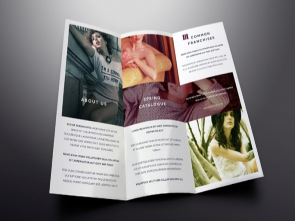 Elegant Tri Fold Brochure Design