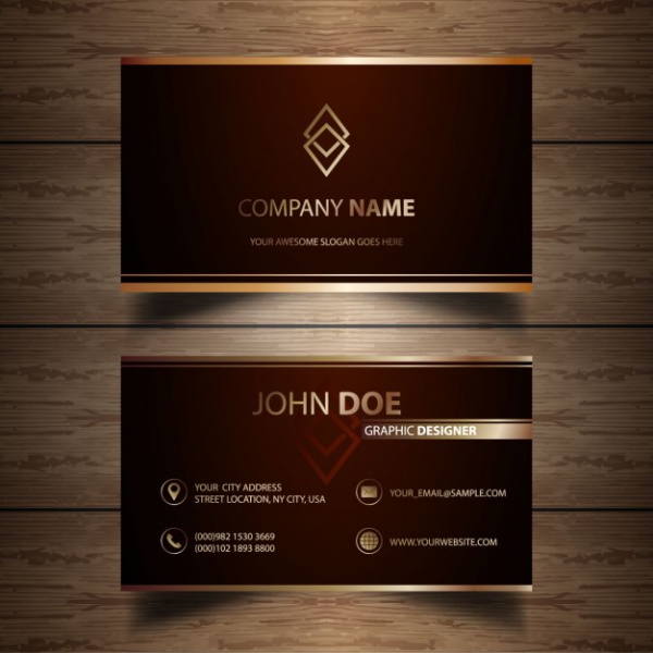 Elegant business card Mockup