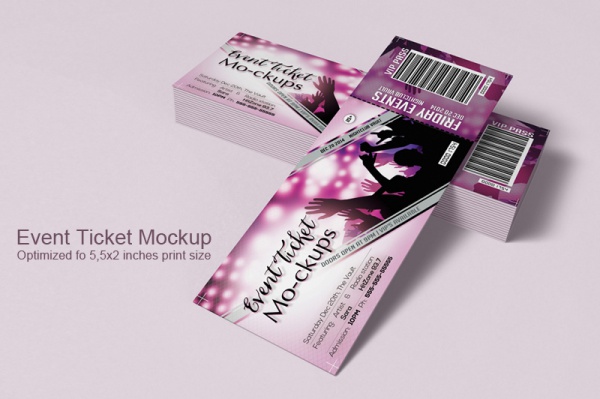 Event Tickets Mock-Up