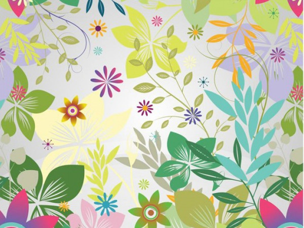 Exotic floral tropical patterns