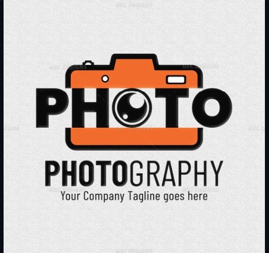 Focus Point Stylish Photography Business Logo Design