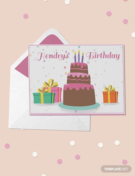 free birthday invitation card template
