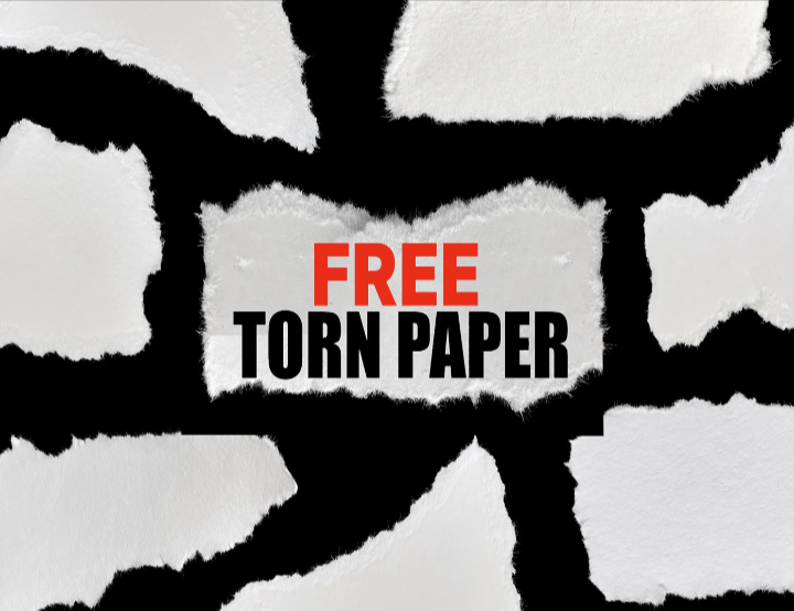 Free Download Torn Paper Texture Set