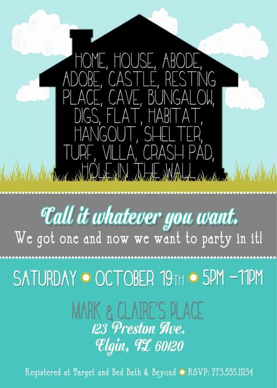 Funny Housewarming Party Invitation