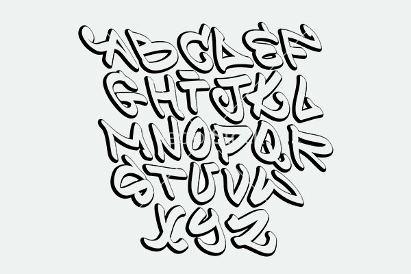 Graffiti Alphabet Letters Font