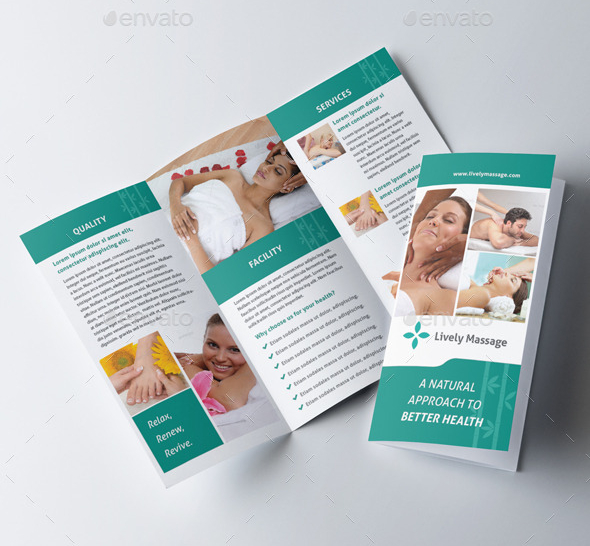 Health Massage Trifold Brochure