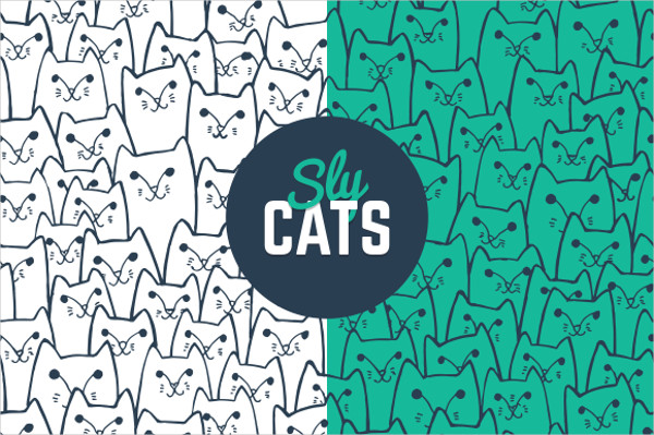 High Resolution cats pattern