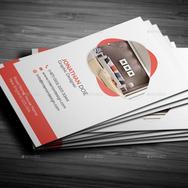 interior design business card templates free download