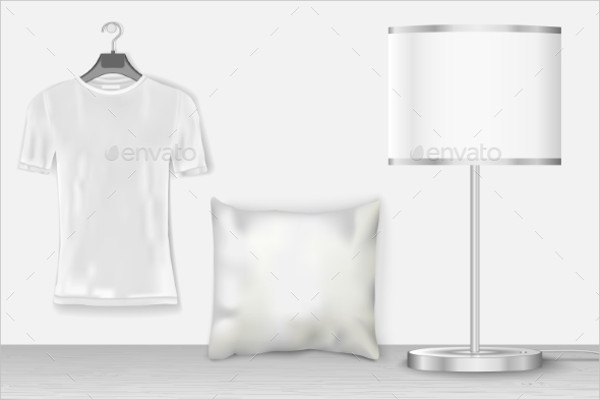Interior Mock Up with T-Shirt