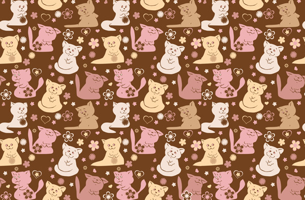 Kitties Pattern for Desktop