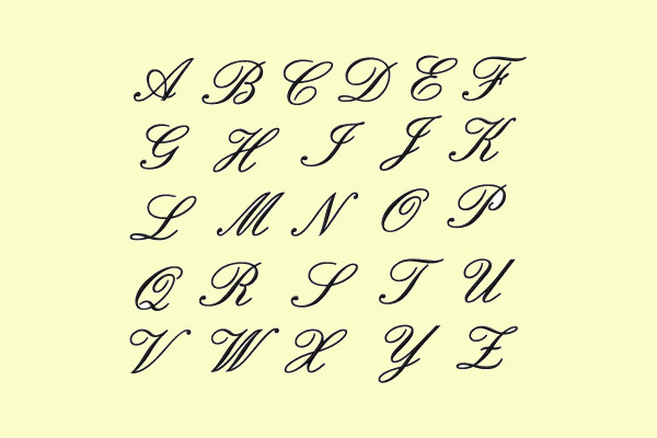 Machine Embroidery Alphabet Fonts