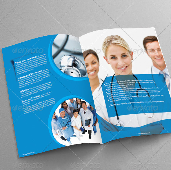 Medical Brochure Design Vector EPS