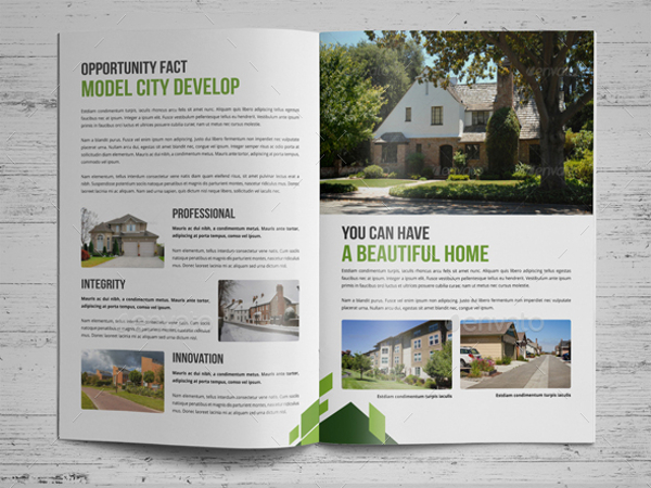 Modern Real Estate Brochure Design