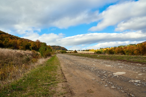 Mountain road Dirt Texture