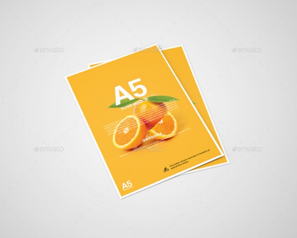 Download Free 22 A5 Flyer Mockups In Psd Indesign Ai Ms Word Pages Publisher