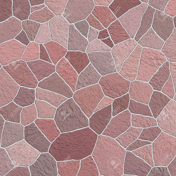 Red stone floor texture design
