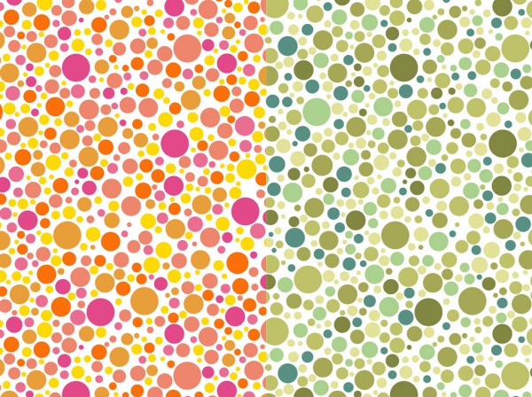 Scattered Multicolored Dots Pattern