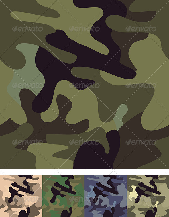 Seamless Camouflage Patterns