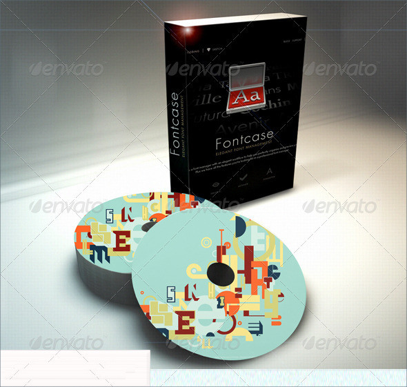 Software Box & CD Mockup