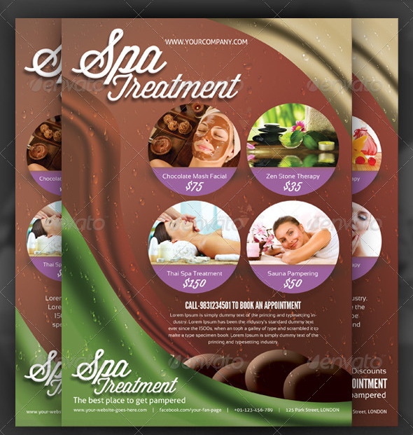 Spa Treatment Brochure