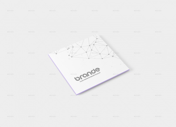 Square Business Card Mockups