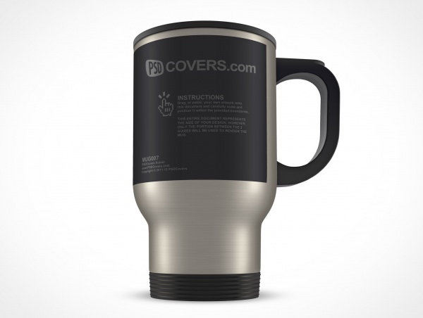 Stainless Steel Mug Mock-up