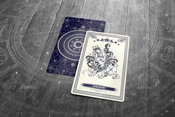 Tarot Poker Card Mock-up