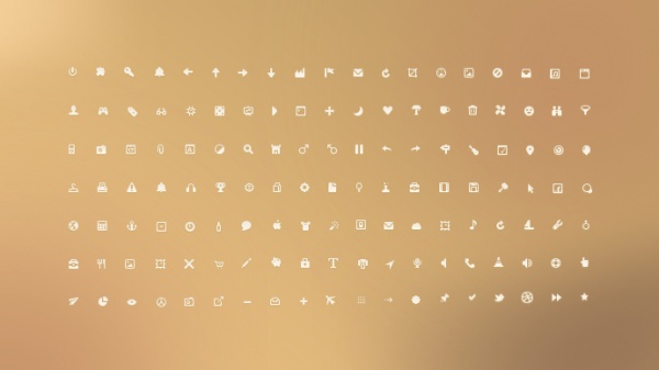 Tiny UI Icons PSD