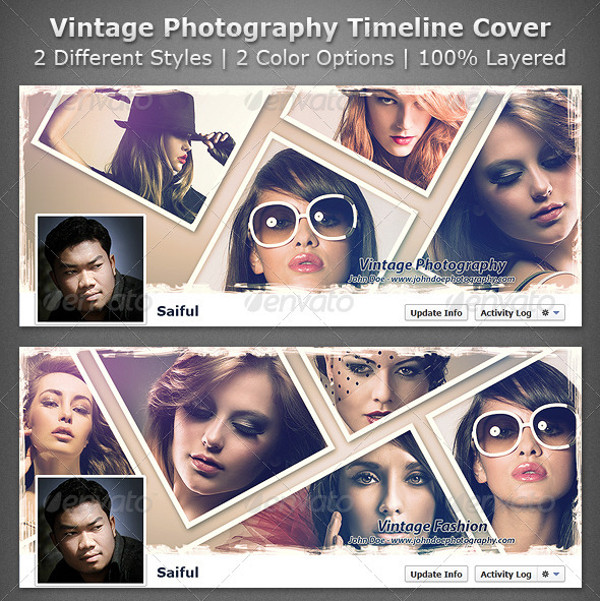 Vintage Photography Timeline Cover