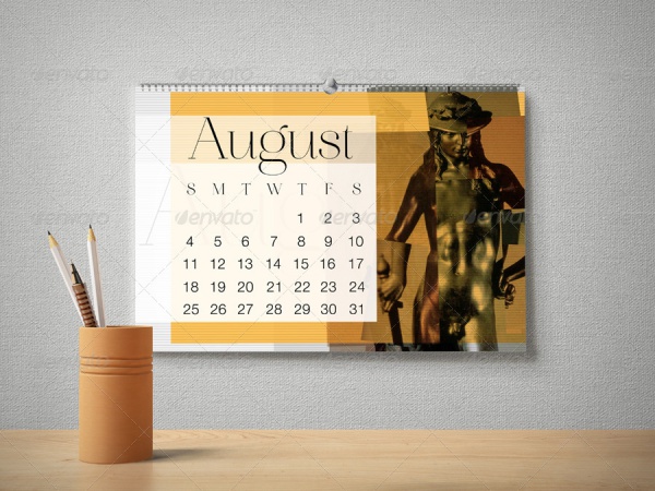 Download FREE 19+ Calendar Mockups in PSD | InDesign | AI