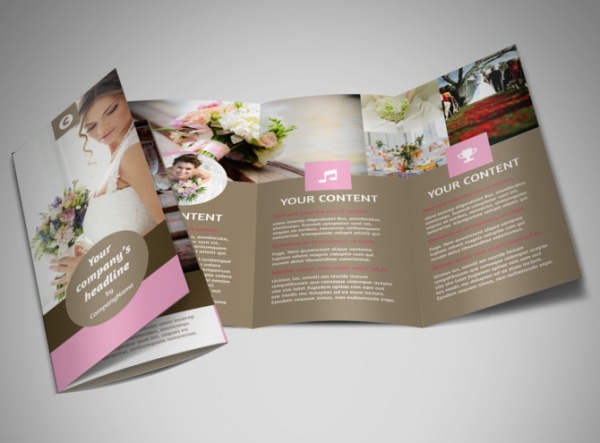 Wedding Florists Tri-Fold Brochure